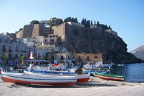 Barche di pescatori a Marina Corta - Lipari